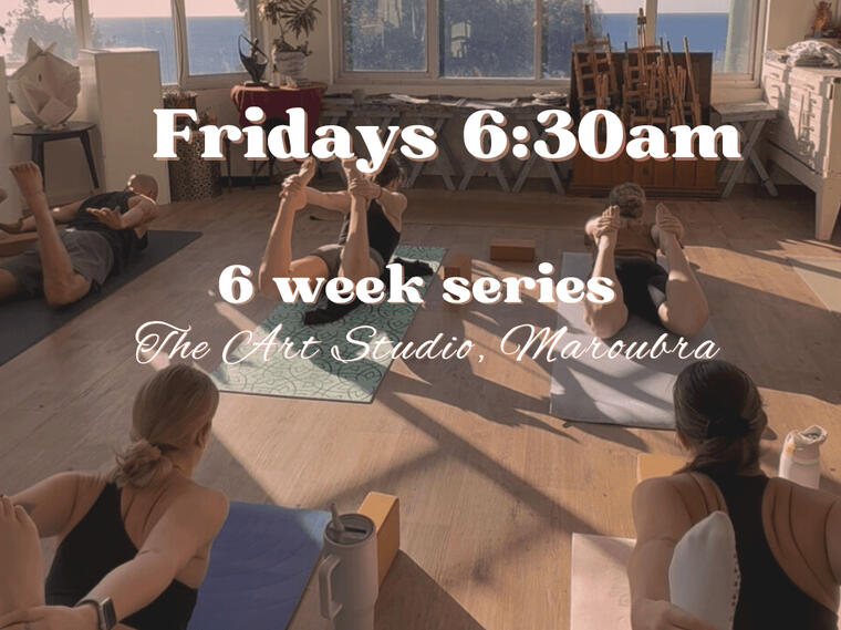 Fridays 6:30am 6 weeks @ The Art Studio starting 15th May